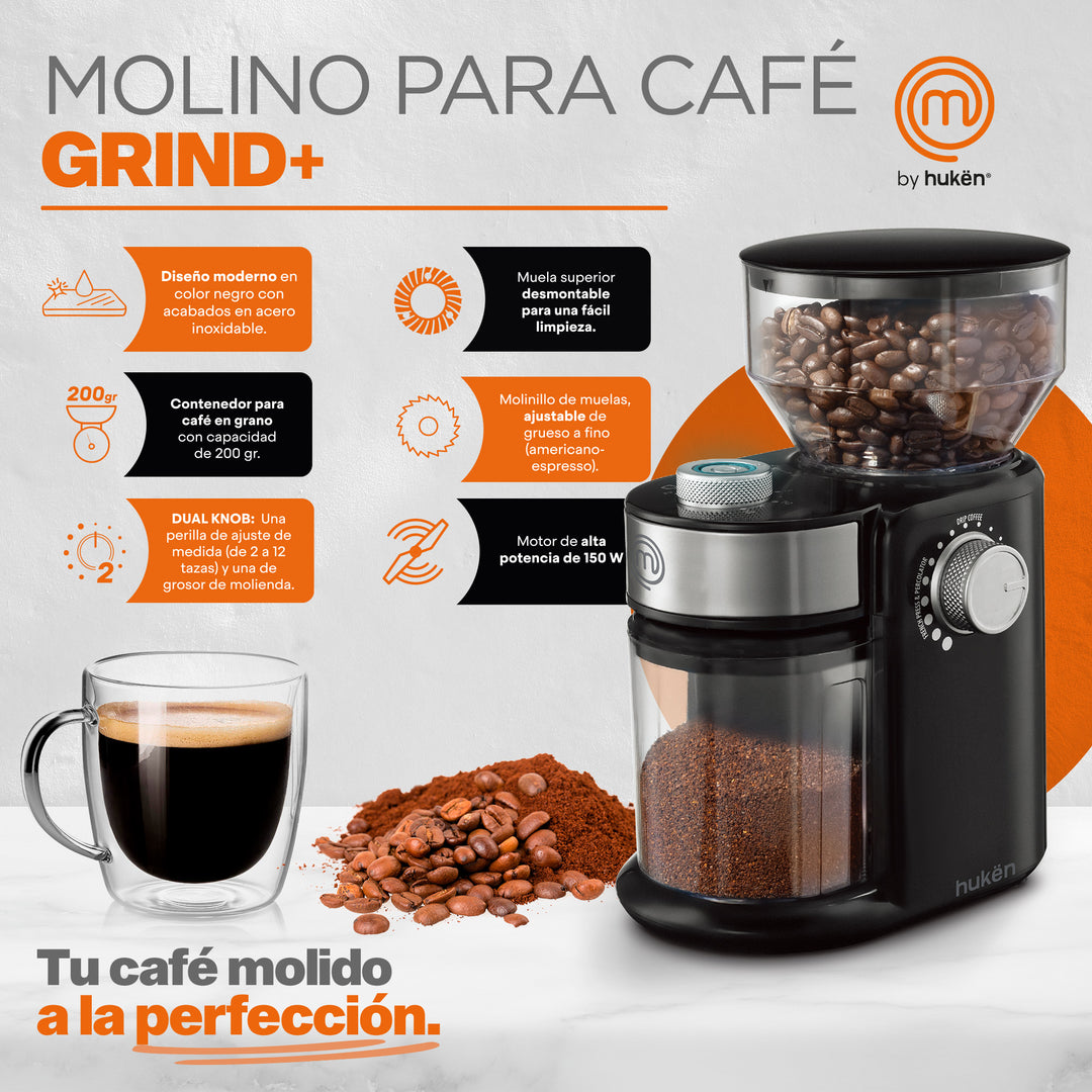SHARDOR Molinillo Café Eléctrico Tiempo Ajustable, Molino Café