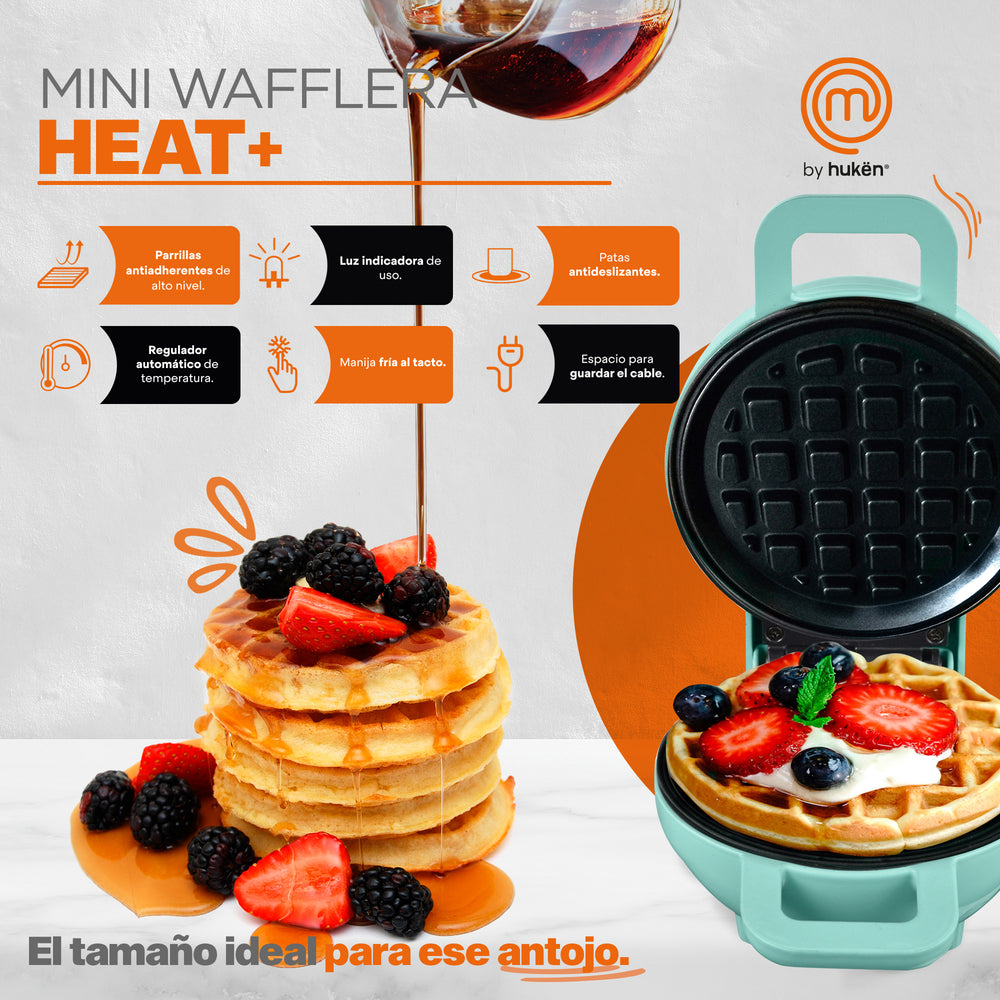 
                    
                      Cargar imagen en el visor de la galería, Mini Wafflera | 1 Rebanada | Luz Indicadora | Mini Heat+ | Azul | Acero
                    
                  